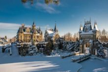 Фото Замок Гарибальди зимой