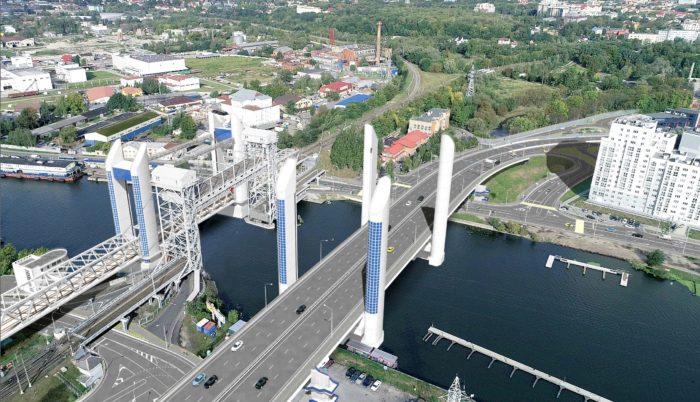 Двухъярусный мост в Калининграде