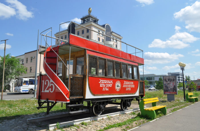 Памятник первому трамваю Казани — Музей трамваев